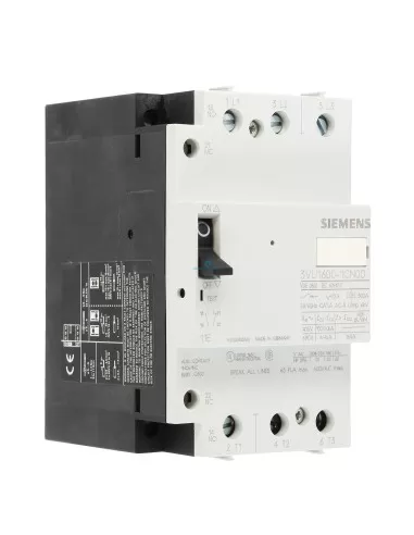 Siemens 3vu16001cn00 disyuntor 25a c/aux 1na 1nc